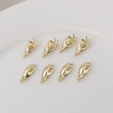 Copper Plated 3D Mini OK Gesture Palm Charms Pendants 2PCS