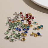 Copper Plated 18k Water Drop Pendant DIY Accessories