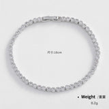 Copper Plated Zirconium Pearl Bracelet High-end Gift