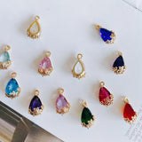 Copper Plated Glass Hook Earrings
