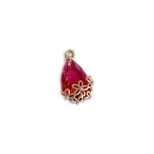 Copper Plated Glass Hook Earrings