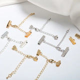 Copper Plated Horse Mouth Clip Ribbon Buckle Extension Chain