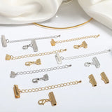 Copper Plated Horse Mouth Clip Ribbon Buckle Extension Chain