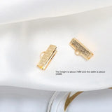 Copper Plated Horse Mouth Clip Ribbon Buckle Extension Chain