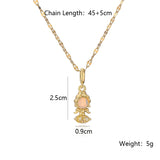 Zircon Fairy Princess Necklace for Girls