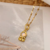 Zircon Fairy Princess Necklace for Girls