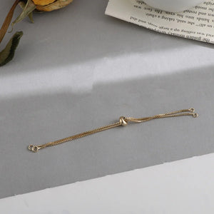 Copper Plated 14K Wild Snake Bone Box Bracelet DIY Jewelry Material