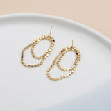 Copper Plated 18K Doudou Chain Ring 925 DIY Jewelry Material