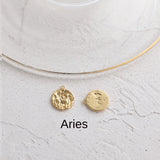 Vintage 18K Copper Plated Zodiac Jewelry Set