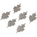 Copper Plated Hanging Diamond Lace Pendant