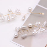 Copper Plated Fine Chain Glass Bead Tassel DIY Earring Material