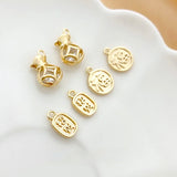 Copper Money Bag Lucky Charms DIY Earring Bracelet Key Chain