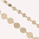 Copper Plated Double Hole Chain Tassel DIY Accessory