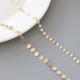 Copper Plated Double Hole Chain Tassel DIY Accessory