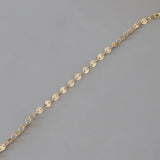 Copper Plated Double Hole Chain Tassel DIY Accessory