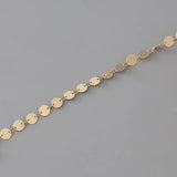 Copper Plated Double Hole Chain Tassel DIY Accessory
