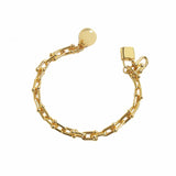Personalized Copper Plated Circle Bracelet for Women
