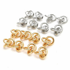 Copper Plating Round Circle Ring Charms 10pcs/lot DIY Jewelry Making