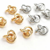 Copper Plating Round Circle Ring Charms 10pcs/lot DIY Jewelry Making