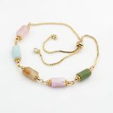 Copper Plating Stone Beaded Bracelet - DIY Birthday Gift Jewelry