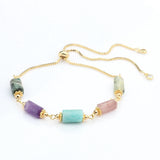 Copper Plating Stone Beaded Bracelet - DIY Birthday Gift Jewelry