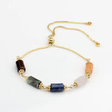 Copper Plating Stone Beaded Bracelet - DIY Birthday Gift Jewelry