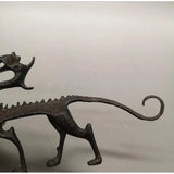 Dragon Shaped Copper Penholder Study Ornament