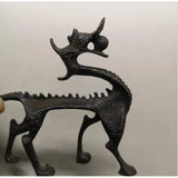 Dragon Shaped Copper Penholder Study Ornament
