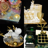Epoxy Flower Series Wishes Stickers for Birthday Jewelry 13MD