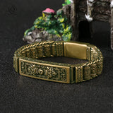 Copper Tibet Multiplier Vajra Six Words Bracelet Men Luckly Jewelry