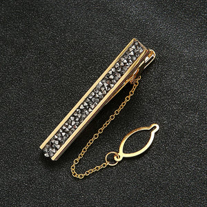 Copper Tie Clips With Drill Babysbreath Mens Clothes Souvenirs Wedding Guests