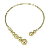 Copper Torques Choker Necklace Beads Statement Bib Collar Necklace