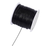 Copper Beading Wire, Black Plated, 24 Gauge, 0.5mm, 75.45 Feet