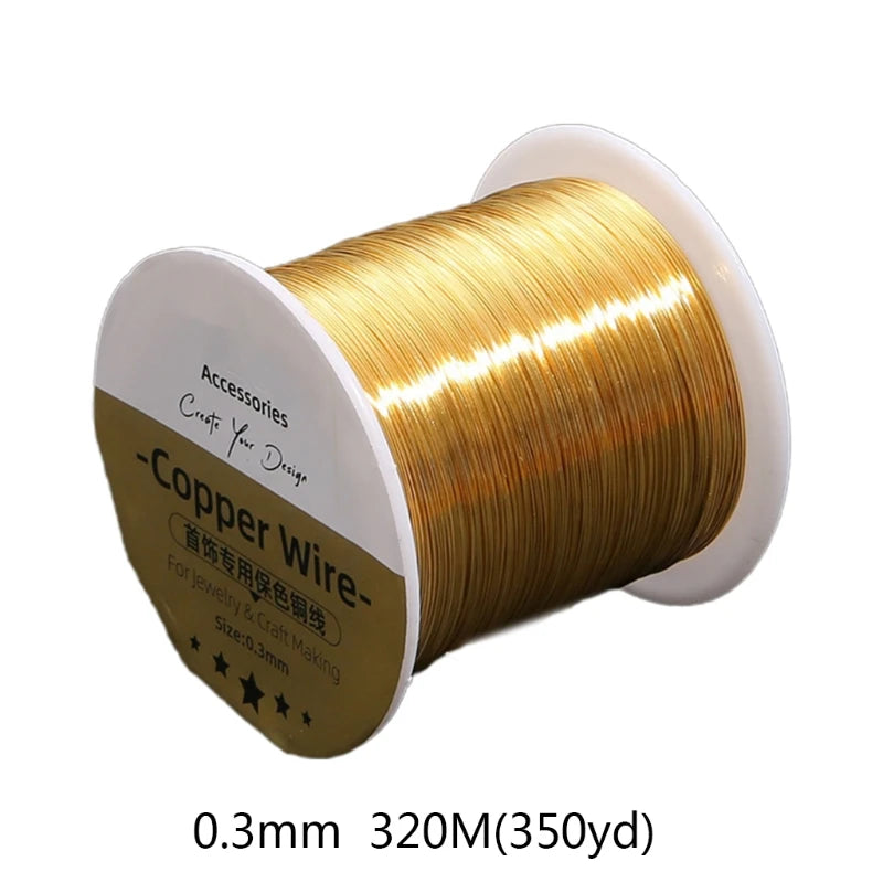Copper Wire for Jewelry Making Tarnish Resistant Beading Wire