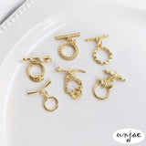 Copper-Clad 14K Light OT Buckle DIY Bracelet Necklace End Connecting Buckle