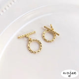 Copper-Clad 14K Light OT Buckle DIY Bracelet Necklace End Connecting Buckle