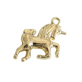 Copper-Clad Unicorn Pendant for DIY Jewelry Making
