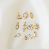 Copper-Clad Zircon Pendant DIY Jewelry Material