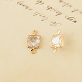 Copper-Clad Zircon Pendant DIY Jewelry Material