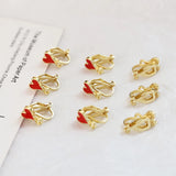 Copper Color-Preserving Electroplating Earrings Materials