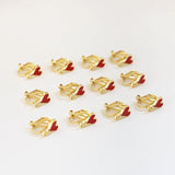 Copper Color-Preserving Electroplating Earrings Materials