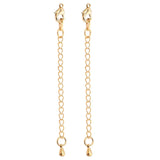 Copper Gold-Plated 14K Bracelet Necklace Lobster Buckle Set DIY Accessories