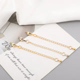 Copper Gold-Plated 14K Bracelet Necklace Lobster Buckle Set DIY Accessories