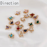 Gold-Plated Zircon Universe Planet Pendant DIY Accessory
