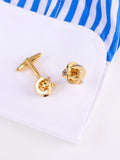 Women's Copper Line Braided Cufflinks French Shirt