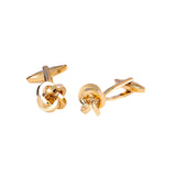 Women's Copper Line Braided Cufflinks French Shirt