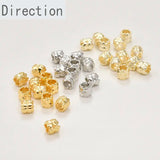 Copper-Plated 14K Beads DIY Bracelet Necklace Earrings