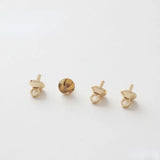 Copper-Plated 14K Gold-Coated Bead Caps DIY Jewelry Making Supplies