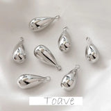Gold-coated Drop Pendant DIY Earrings Necklace Material