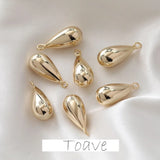 Gold-coated Drop Pendant DIY Earrings Necklace Material